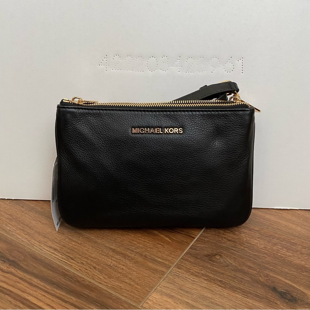 Michael Kors Bedford Pebbled Leather Cross Body Tote